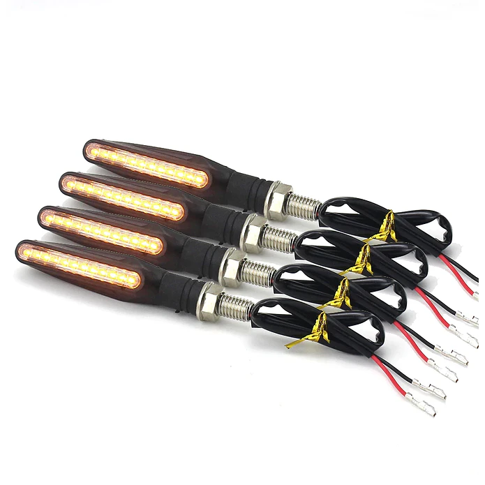 LED Turn Signals for Motorcycle - 4 Units 1