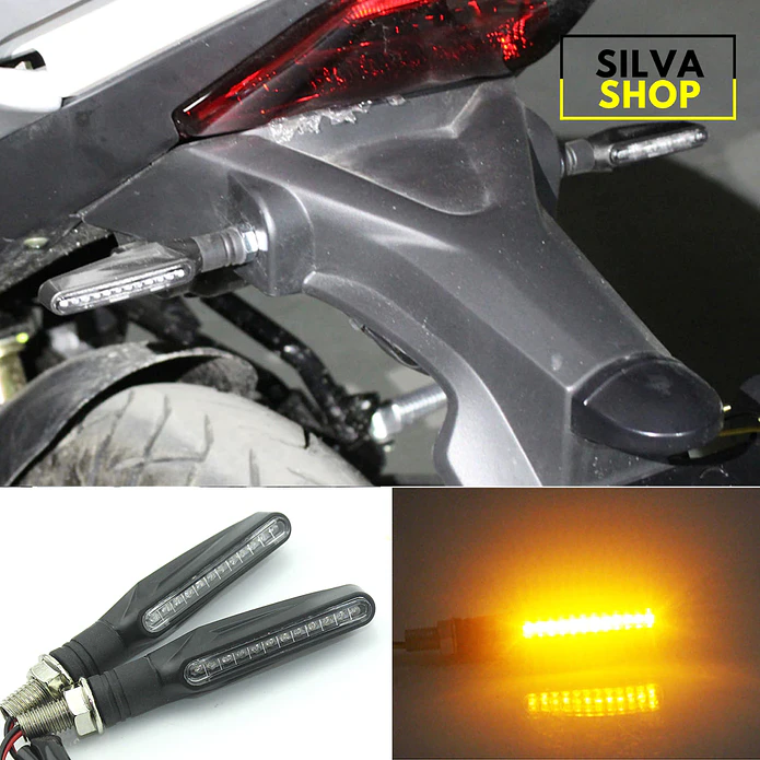 LED Turn Signals for Motorcycle - 4 Units 3
