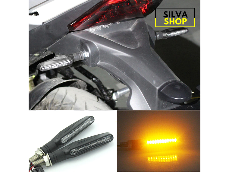 LED Turn Signals for Motorcycle - 4 Units 3