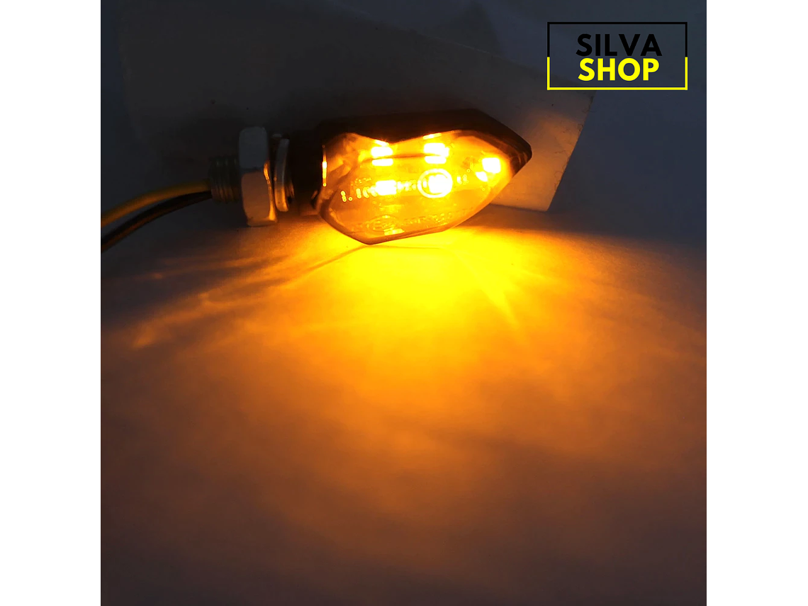 Small Motorcycle LED Turn Signals - (4 Units) 3