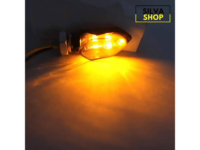 Small Motorcycle LED Turn Signals - (4 Units) 3