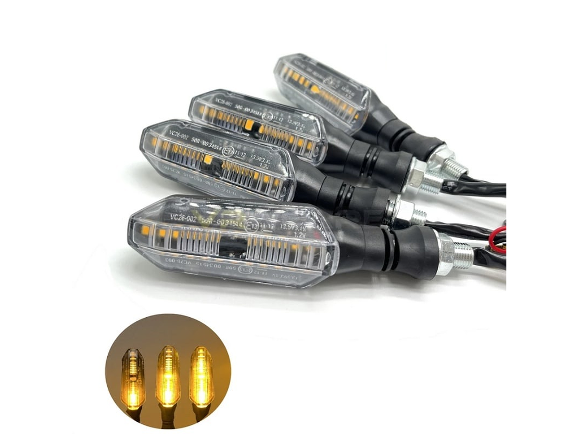 Piscas Sequenciais para Mota (4 Unidades) 1