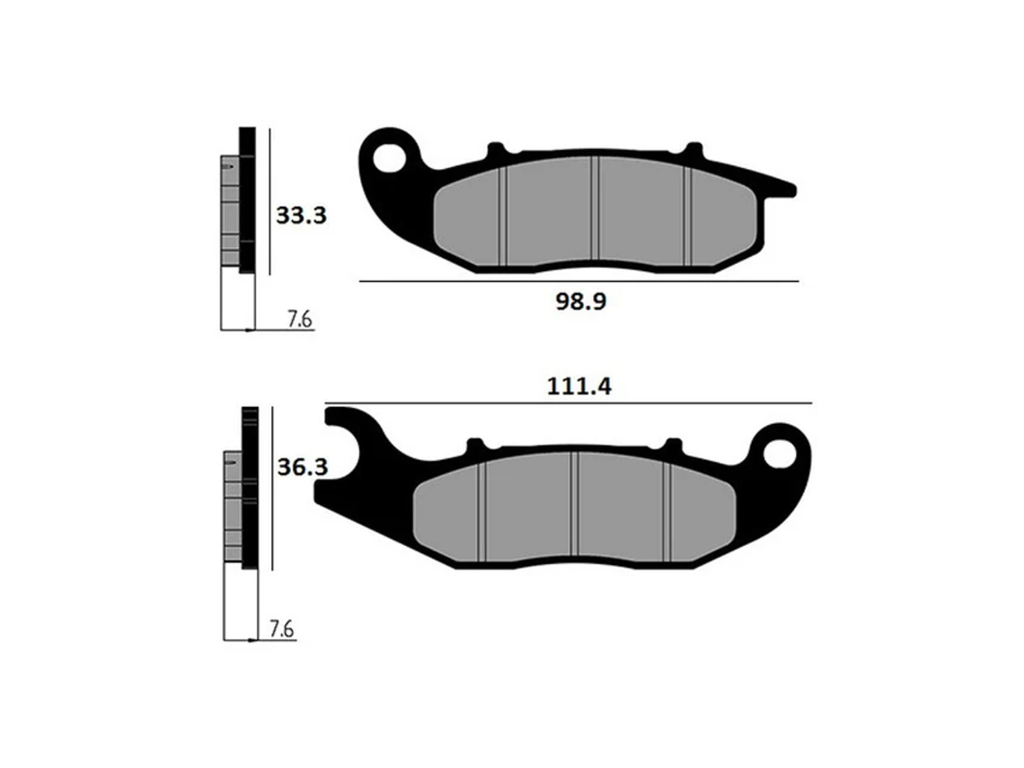 Pastilhas Travão Honda PCX 125/150 2019-2025  2