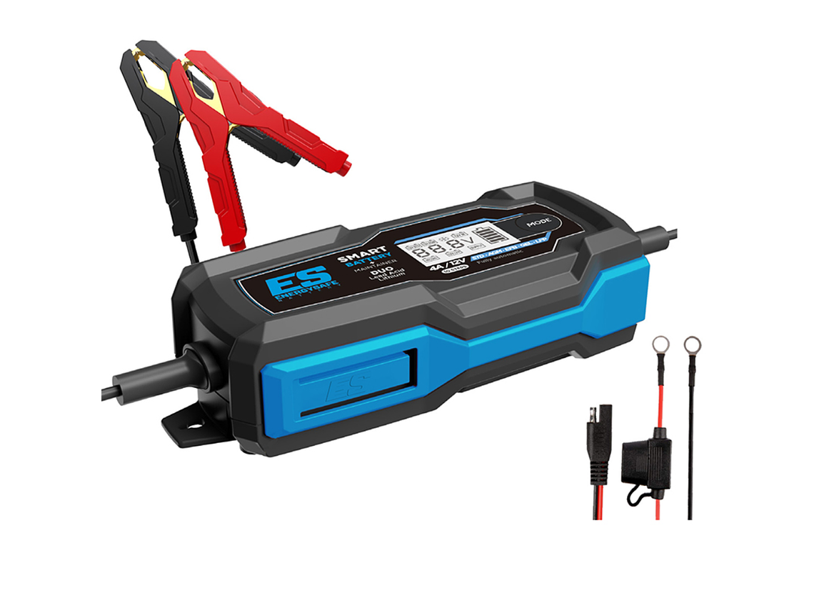 Carregador de Baterias Energysafe Smart Duo 4A  3