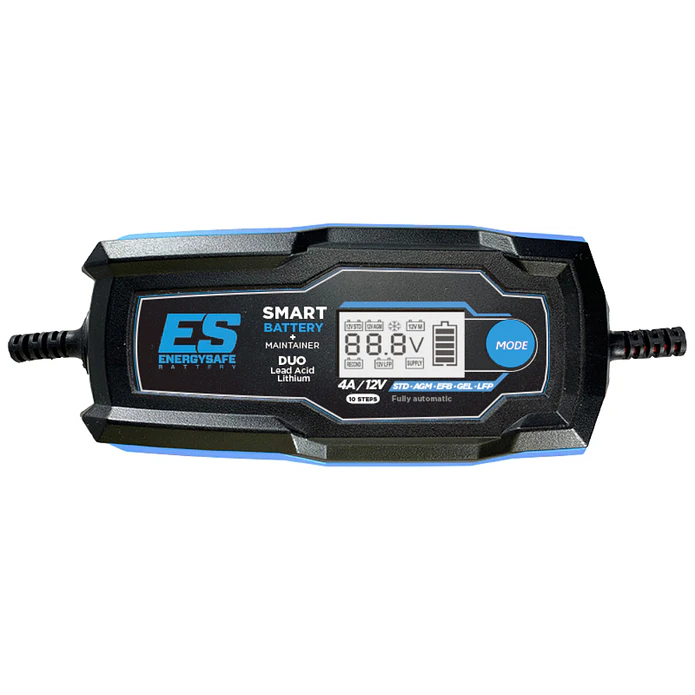 Carregador de Baterias Energysafe Smart Duo 4A  1
