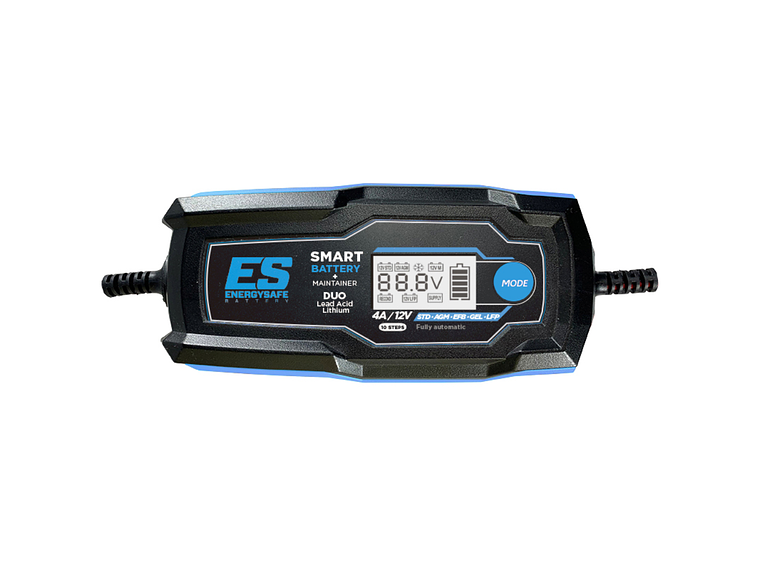 Carregador de Baterias Energysafe Smart Duo 4A  1