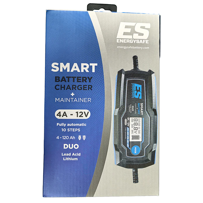Carregador de Baterias Energysafe Smart Duo 4A  4