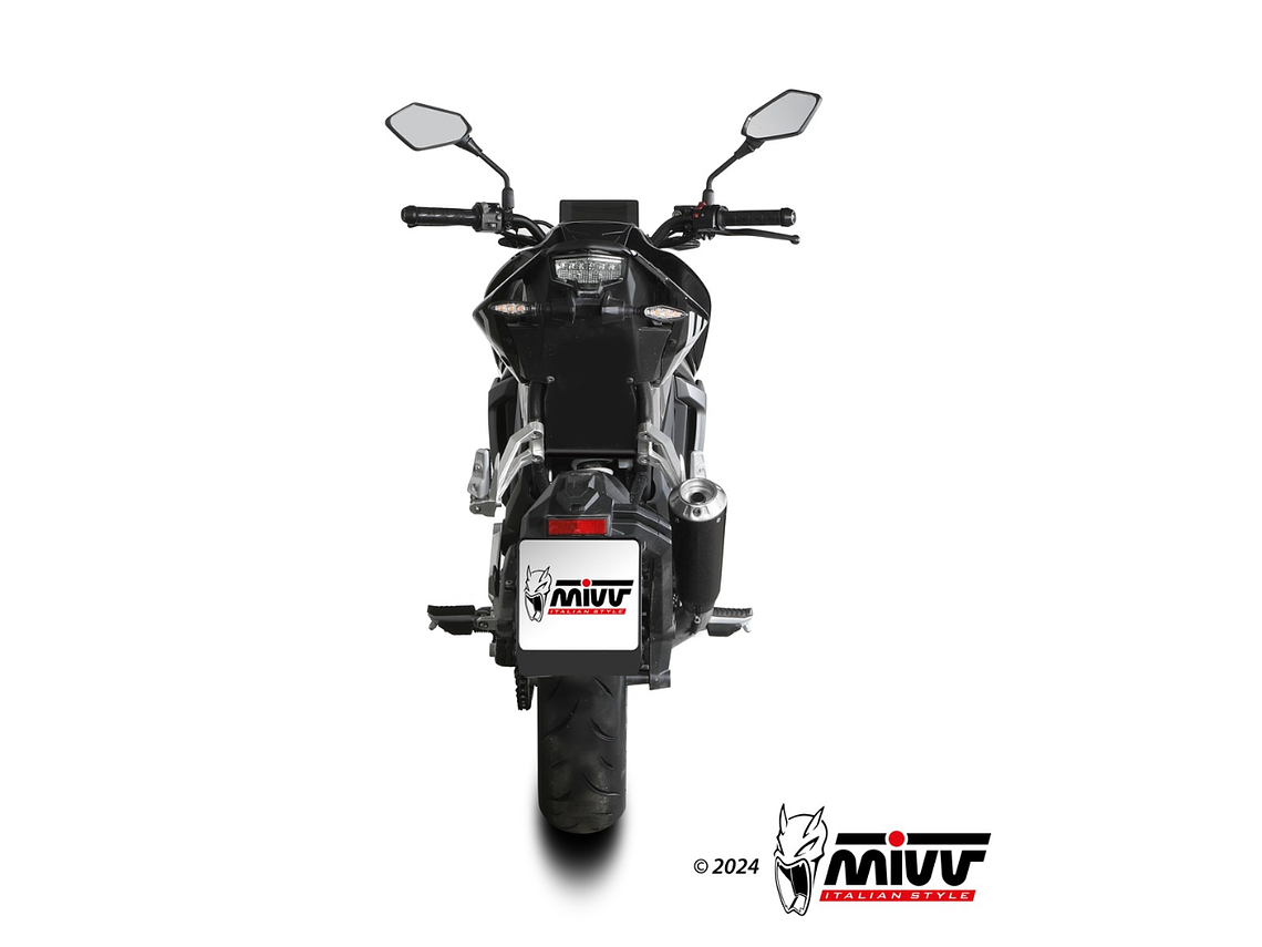 Escape MIVV X-M1 Preto CF Moto 300NK 2021-24  3