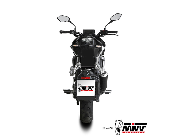 Escape MIVV X-M1 Preto CF Moto 300NK 2021-24  3