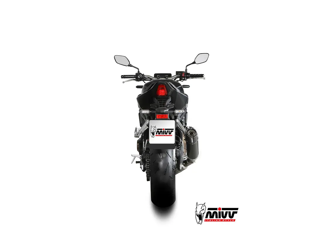 Escape Completo MIVV AK-1 Preto Honda CB 650 R 24-26  4