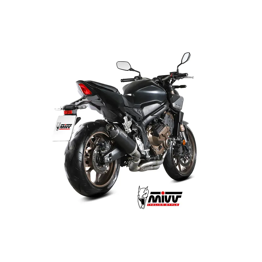 Escape Completo MIVV AK-1 Preto Honda CB 650 R 24-26  3