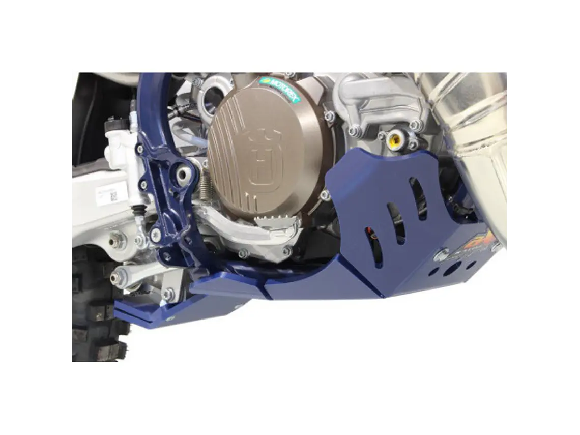 Proteção de Carter Enduro AXP Xtrem Azul Husqvarna TE250 / TE250I / TE300 / TE300I 2020-2023 3