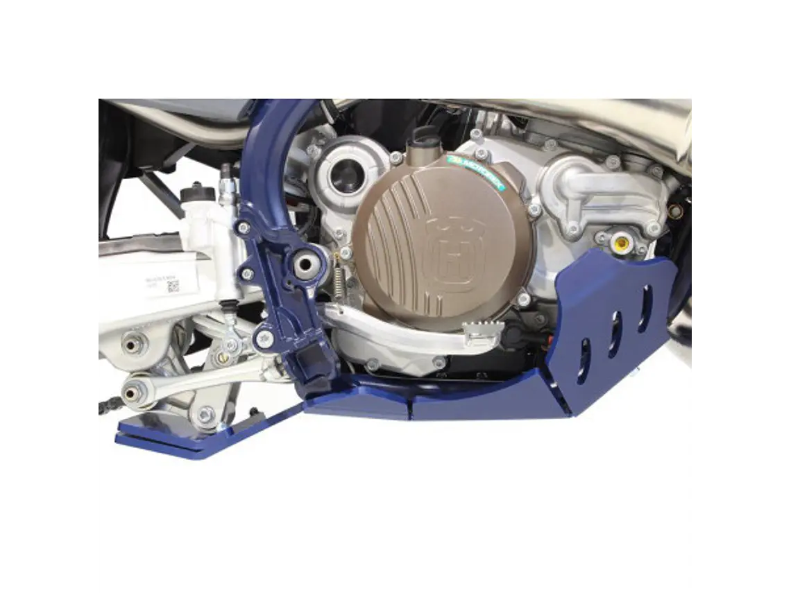 Proteção de Carter Enduro AXP Xtrem Azul Husqvarna TE250 / TE250I / TE300 / TE300I 2020-2023 4