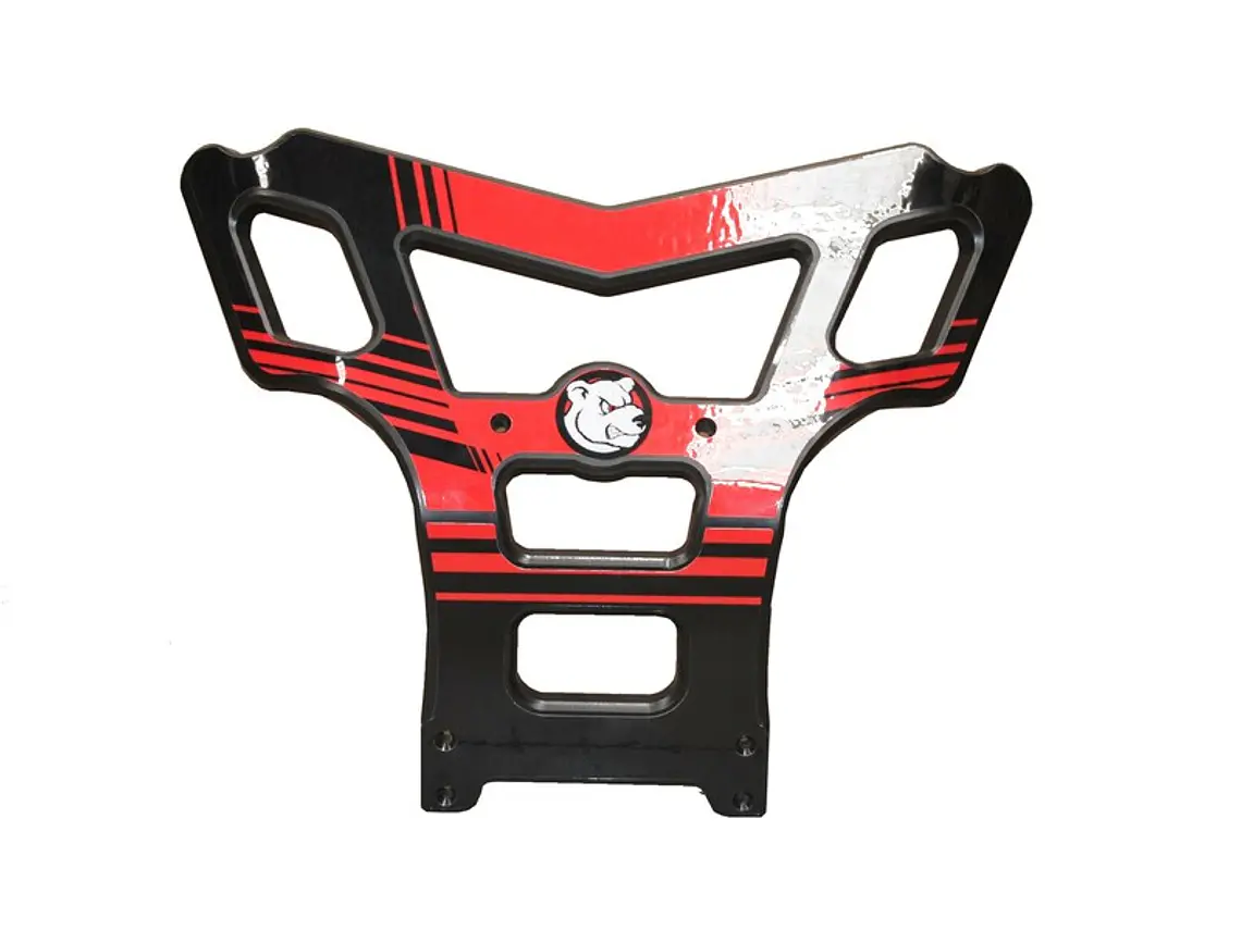 Para-choques Axp, Polietileno Pead, Preto/vermelha, Honda TXR450 1