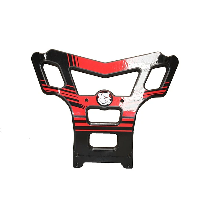 Para-choques Axp, Polietileno Pead, Preto/vermelha, Honda TXR450 1