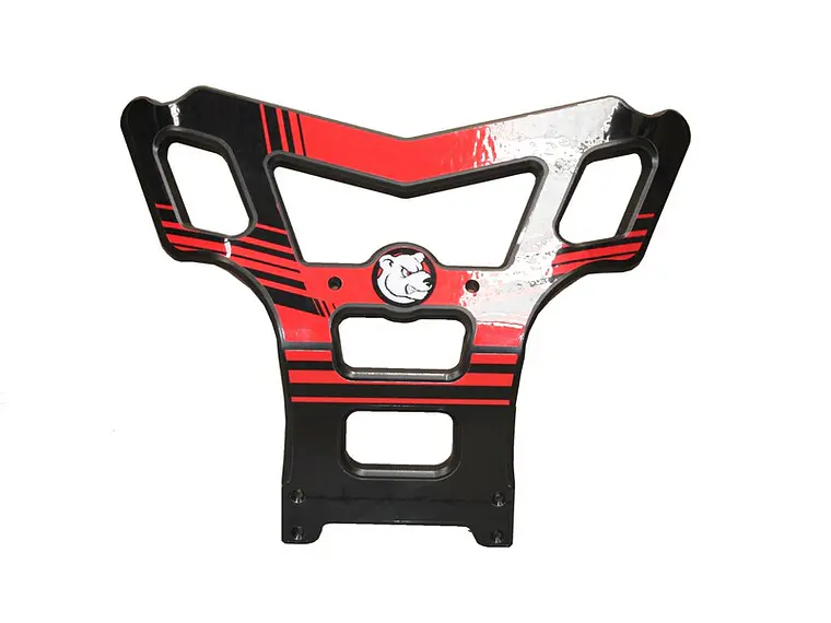 Para-choques Axp, Polietileno Pead, Preto/vermelha, Honda TXR450 1