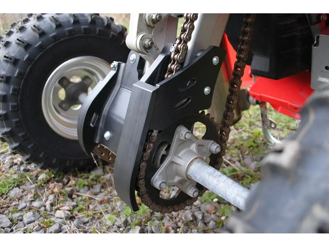 Proteção de Cárter Traseira Axp, Polietileno Pead, 6 Mm, Preto Honda TRX450 2004-2014 1