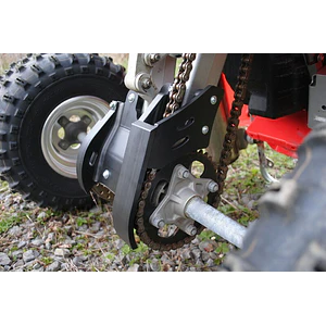 Proteção de Cárter Traseira Axp, Polietileno Pead, 6 Mm, Preto Honda TRX450 2004-2014