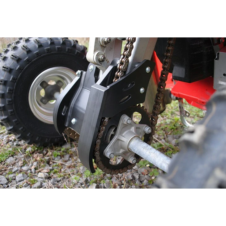 Proteção de Cárter Traseira Axp, Polietileno Pead, 6 Mm, Preto Honda TRX450 2004-2014 1