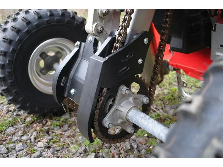 Proteção de Cárter Traseira Axp, Polietileno Pead, 6 Mm, Preto Honda TRX450 2004-2014 1