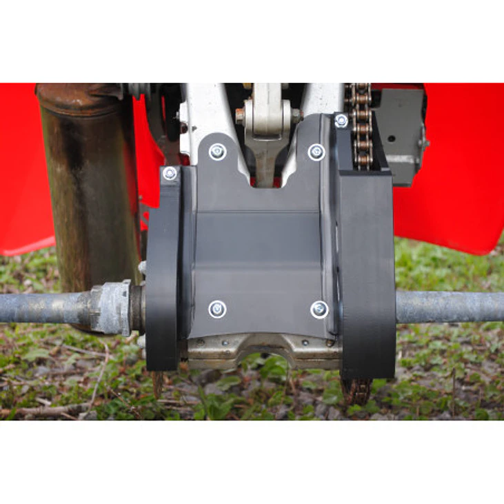 Proteção de Cárter Traseira Axp, Polietileno Pead, 6 Mm, Preto Honda TRX450 2004-2014 2