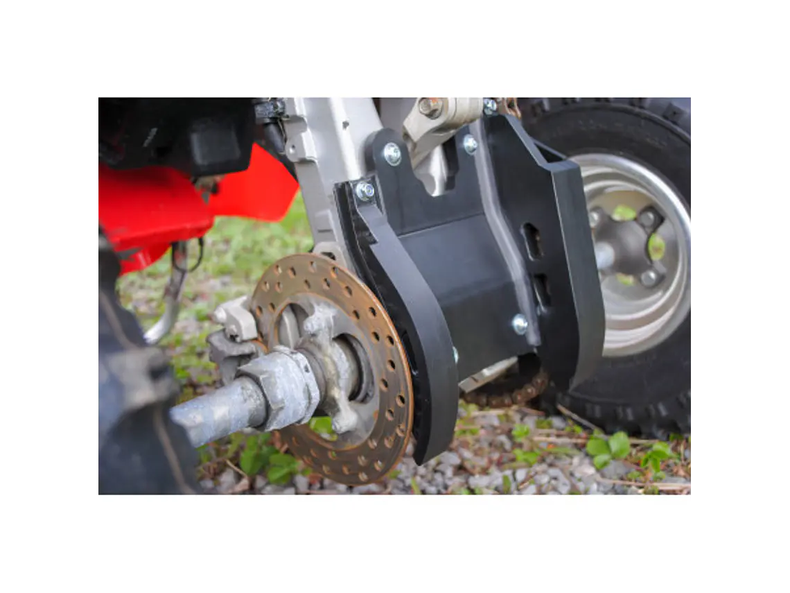 Proteção de Cárter Traseira Axp, Polietileno Pead, 6 Mm, Preto Honda TRX450 2004-2014 3