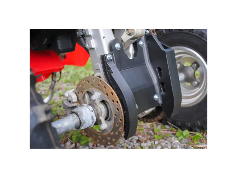 Proteção de Cárter Traseira Axp, Polietileno Pead, 6 Mm, Preto Honda TRX450 2004-2014 3