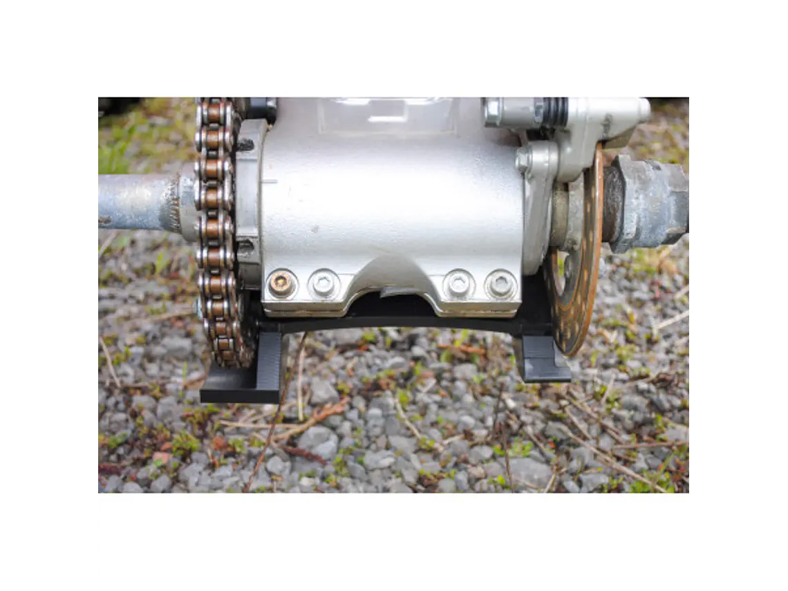 Proteção de Cárter Traseira Axp, Polietileno Pead, 6 Mm, Preto Honda TRX450 2004-2014 4