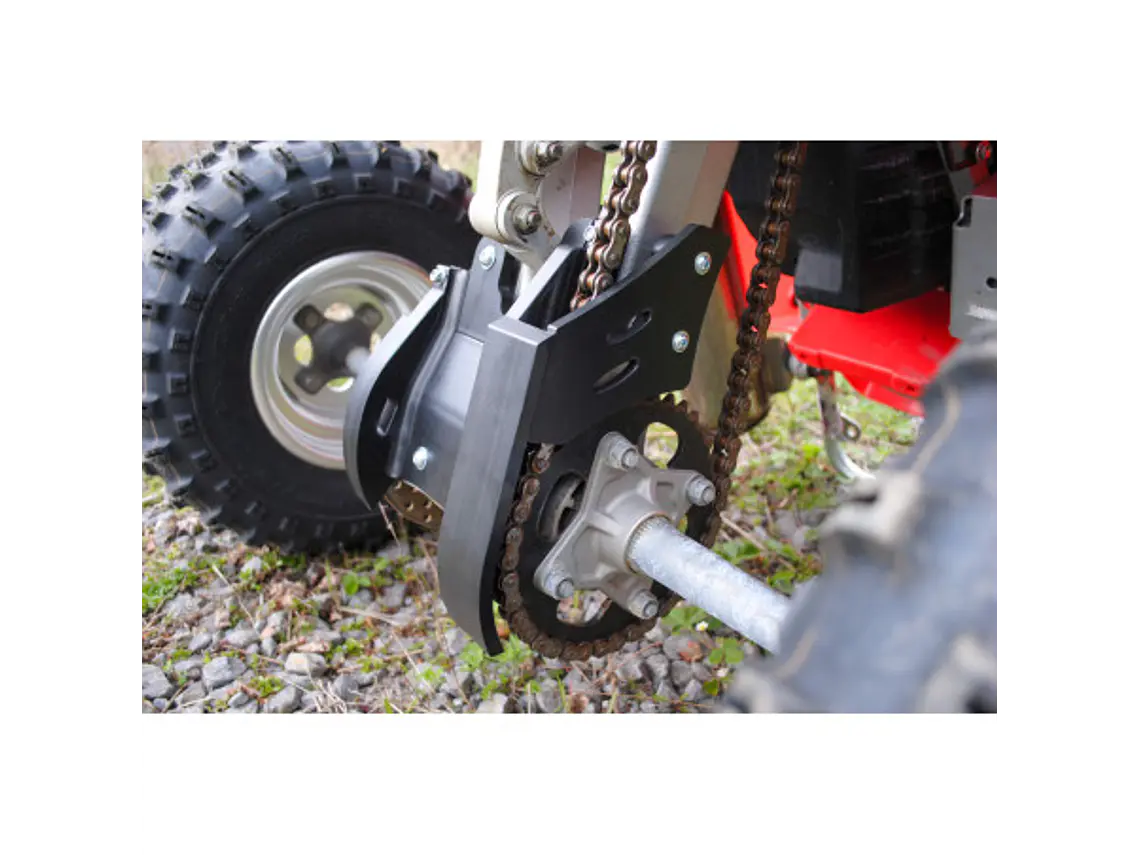 Proteção de Cárter Traseira Axp, Polietileno Pead, 6 Mm, Preto Honda TRX450 2004-2014 5