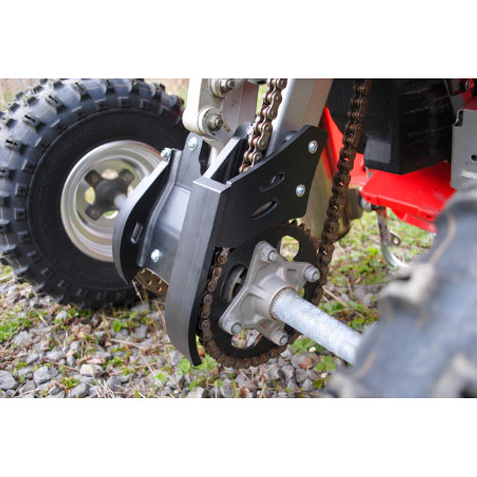 Proteção de Cárter Traseira Axp, Polietileno Pead, 6 Mm, Preto Honda TRX450 2004-2014 5