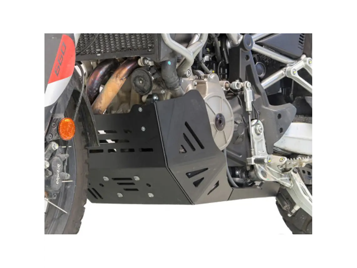 Proteção de Cárter AXP com Protetor de Biela - HDPE 8 Mm Aprilia TUAREG 660 2020-2025 4