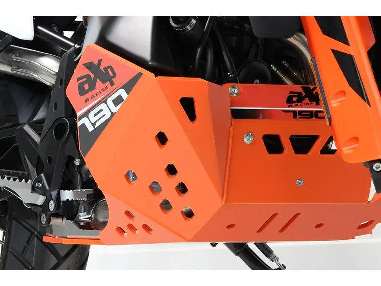 Proteção de Cárter AXP Enduro, Polietileno Pead, Laranja KTM 790 ADVENTURE / 790ADVENTURE R / 890 ADVENTURE / 890 ADVENTURE L / 890 ADVENTURE R 2018-2023 1
