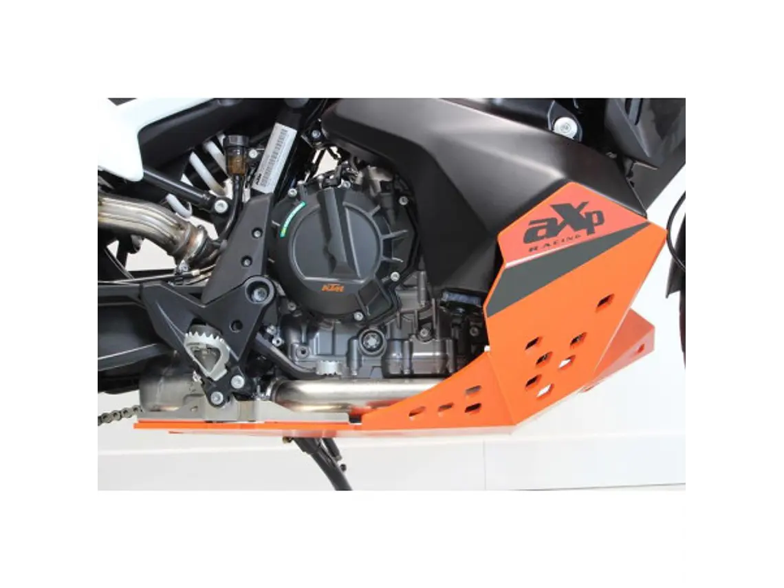 Proteção de Cárter AXP Enduro, Polietileno Pead, Laranja KTM 790 ADVENTURE / 790ADVENTURE R / 890 ADVENTURE / 890 ADVENTURE L / 890 ADVENTURE R 2018-2023 3