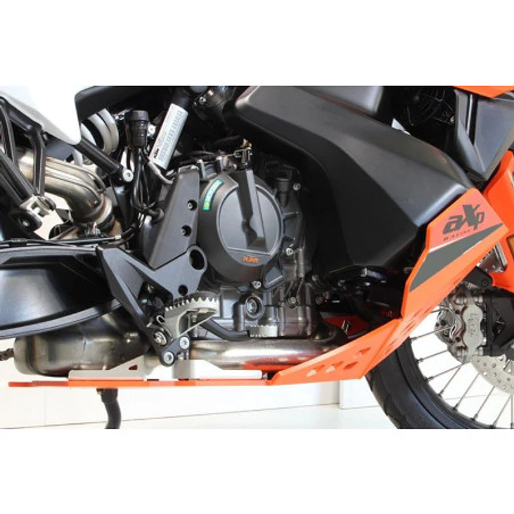 Proteção de Cárter AXP Enduro, Polietileno Pead, Laranja KTM 790 ADVENTURE / 790ADVENTURE R / 890 ADVENTURE / 890 ADVENTURE L / 890 ADVENTURE R 2018-2023 4