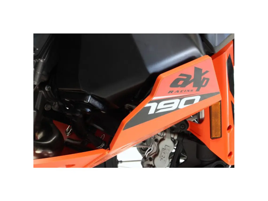 Proteção de Cárter AXP Enduro, Polietileno Pead, Laranja KTM 790 ADVENTURE / 790ADVENTURE R / 890 ADVENTURE / 890 ADVENTURE L / 890 ADVENTURE R 2018-2023 5