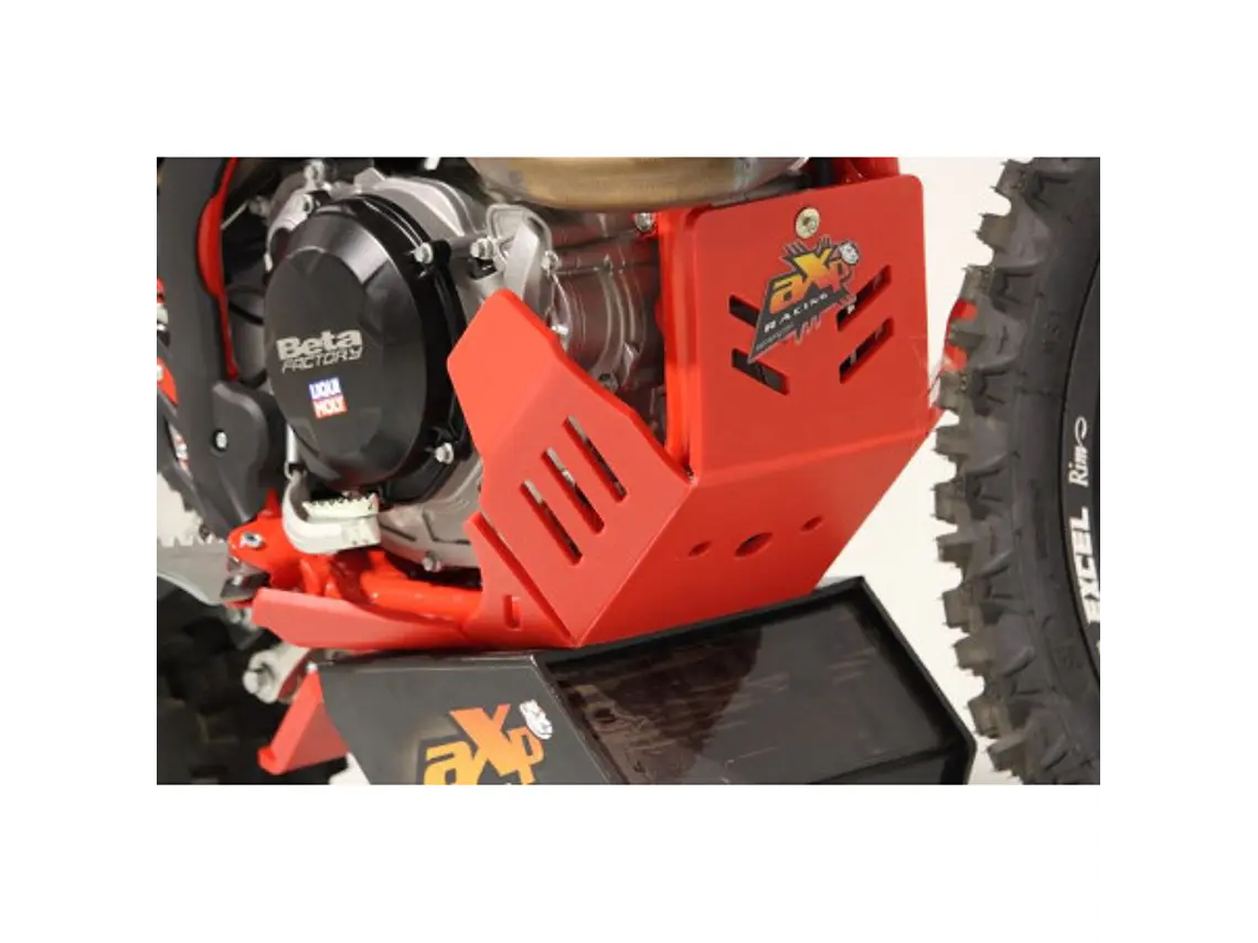 Proteção de Cárter AXP Enduro Xtrem, Polietileno Pead, Vermelha Beta 350RR / 350RR S / 390RR / 390RR S / 430RR / 430RR S / 480RR / 480RR S / 500RR / 500RR S 2020-2022 3