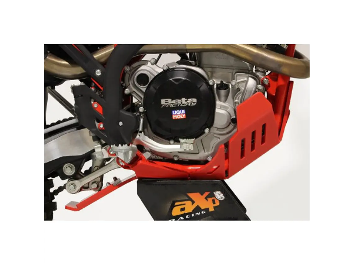 Proteção de Cárter AXP Enduro Xtrem, Polietileno Pead, Vermelha Beta 350RR / 350RR S / 390RR / 390RR S / 430RR / 430RR S / 480RR / 480RR S / 500RR / 500RR S 2020-2022 4