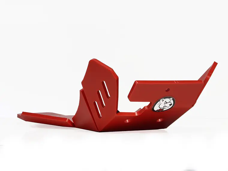 Proteção de Cárter AXP Enduro Xtrem, Polietileno Pead, Vermelha Beta 250XTRAINER / 300XTRAINER 2016-2022 1