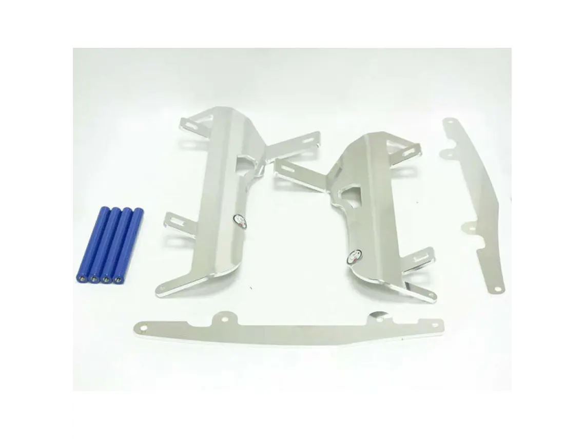 Protetores de Radiador Alumínio Azul AXP Yamaha WR450F / YZ450FX 2012-2013 5