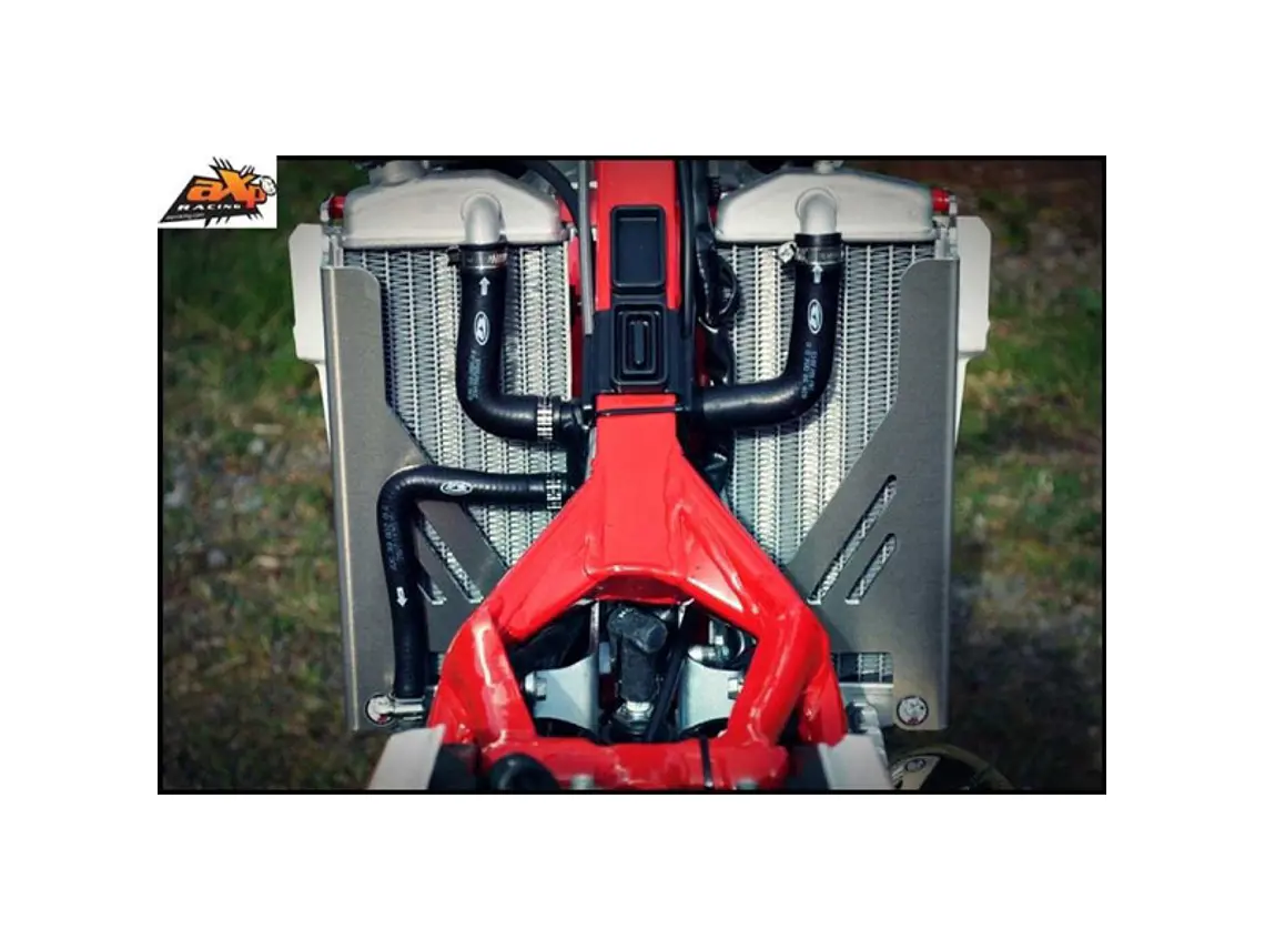 Protetores de Radiador Alumínio Vermelha AXP Beta 250RR / 300RR 2014-2017 4