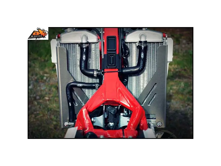 Protetores de Radiador Alumínio Vermelha AXP Beta 250RR / 300RR 2014-2017 4