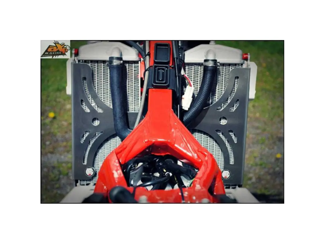 Protetores de Radiador Alumínio Vermelha AXP Beta 350RR / 390RR / 430RR / 480RR 2014 2