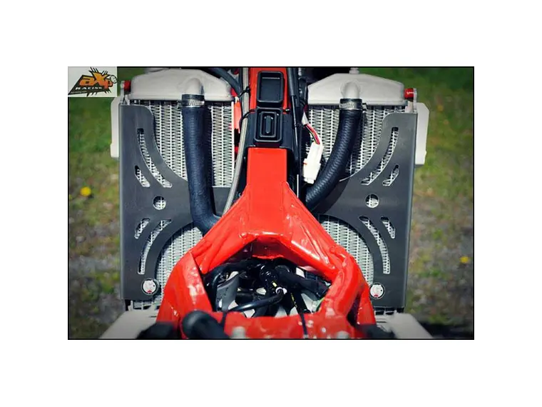 Protetores de Radiador Alumínio Vermelha AXP Beta 350RR / 390RR / 430RR / 480RR 2014 4