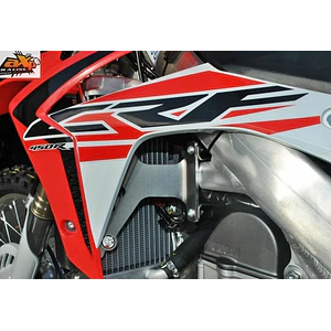 Protetores de Radiador Alumínio Vermelha AXP Honda CRF450R 2015-2016