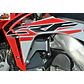 Protetores de Radiador Alumínio Vermelha AXP Honda CRF450R 2015-2016 - vignette 1