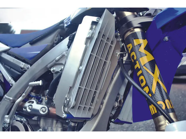 Protetores de Radiador Alumínio Azul AXP Yamaha WR250F / WR450F / YZ250FX / YZ450FX 2015-2019 1