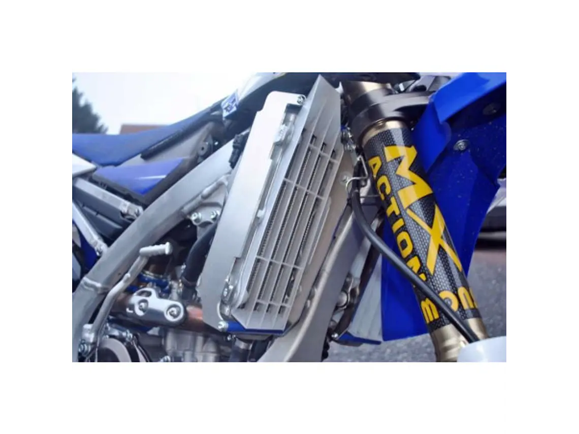 Protetores de Radiador Alumínio Azul AXP Yamaha WR250F / WR450F / YZ250FX / YZ450FX 2015-2019 3