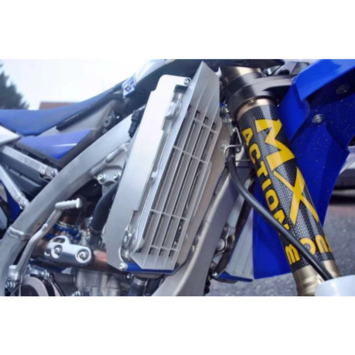 Protetores de Radiador Alumínio Azul AXP Yamaha WR250F / WR450F / YZ250FX / YZ450FX 2015-2019 3