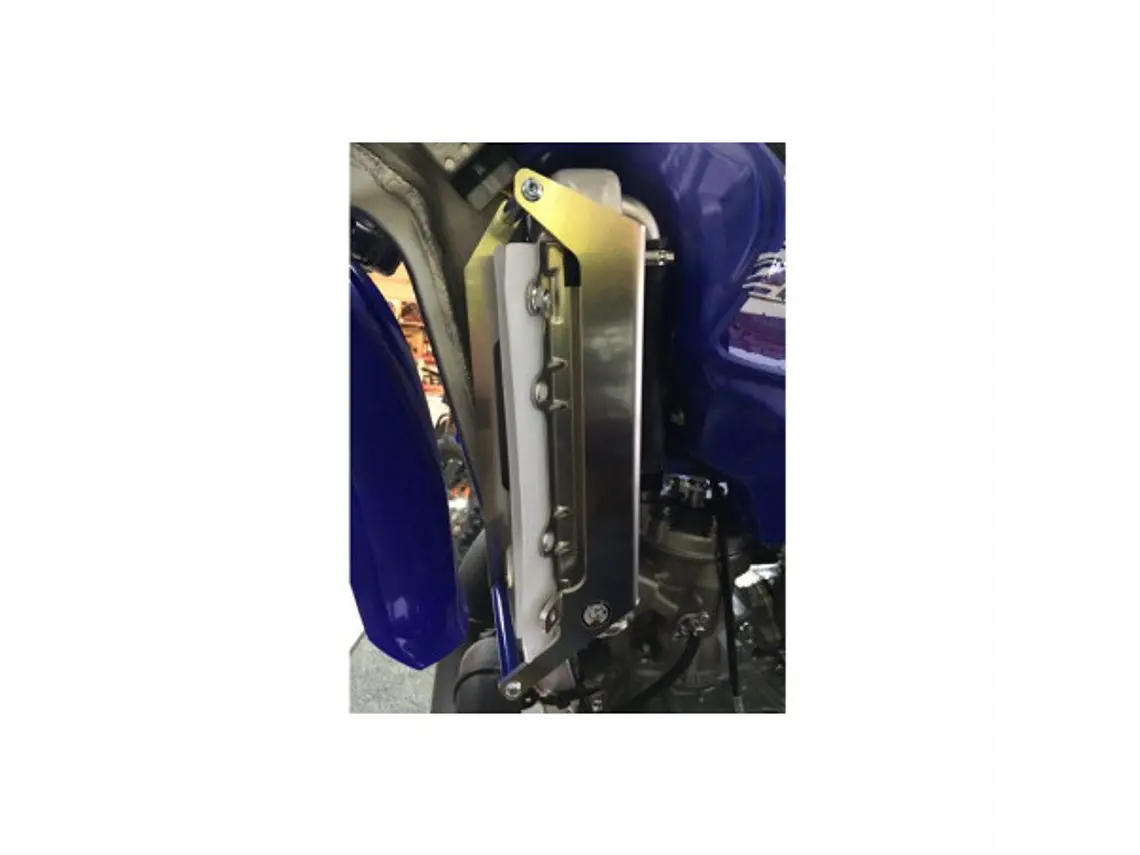 Protetores de Radiador Alumínio Azul AXP Yamaha YZ125 / YZ125E / YZ125X 2002-2021 4