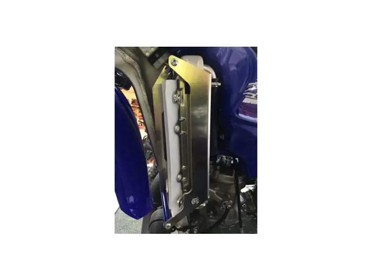 Protetores de Radiador Alumínio Azul AXP Yamaha YZ125 / YZ125E / YZ125X 2002-2021 4
